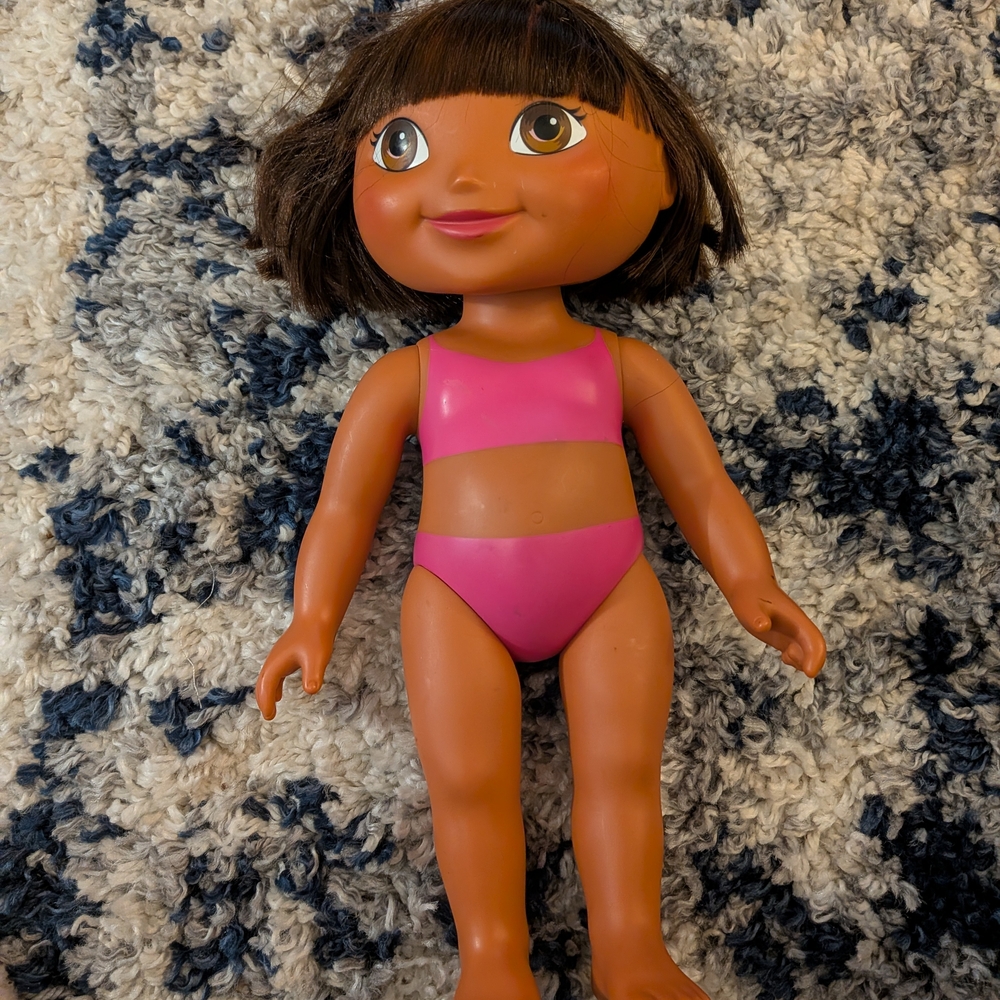 Vintage Dora The Explorer Swimsuit Doll 19"